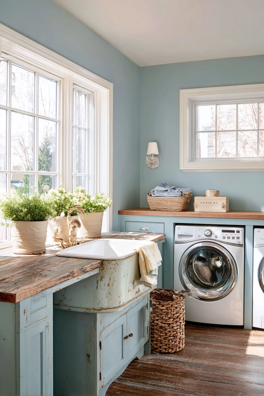 farmhouse laundry room 23