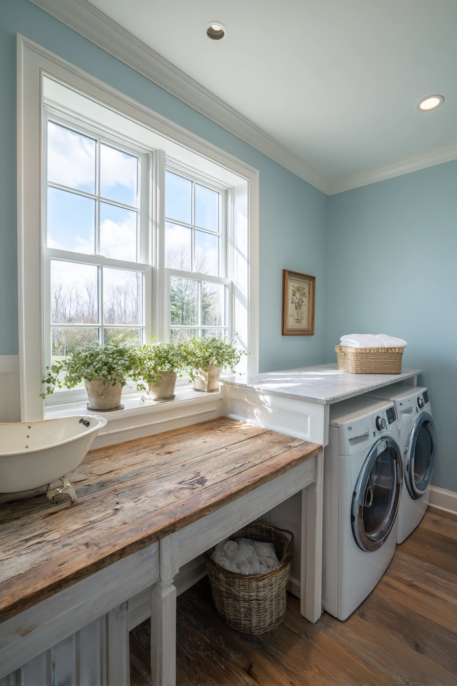 farmhouse laundry room 24