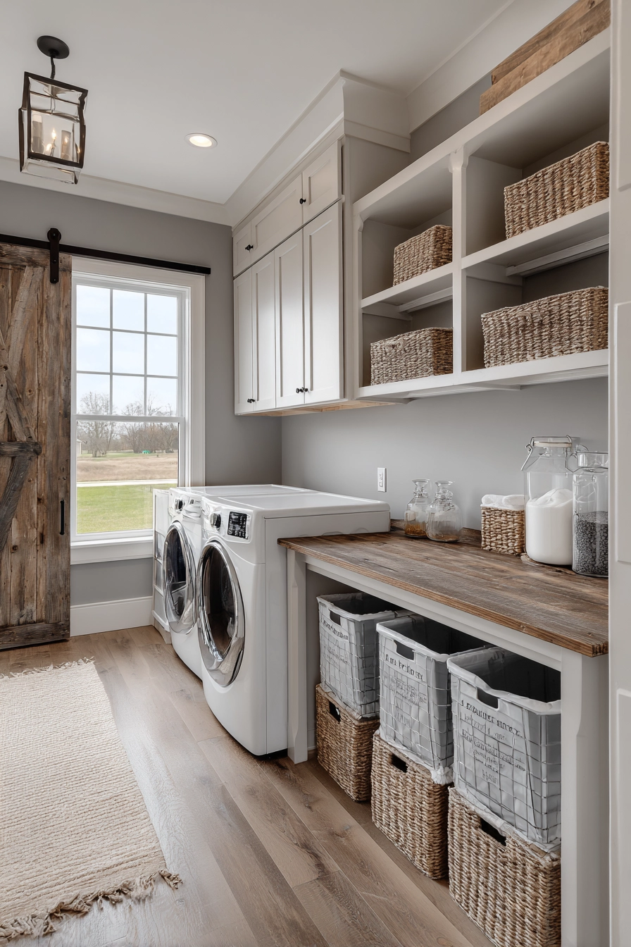 farmhouse laundry room 38