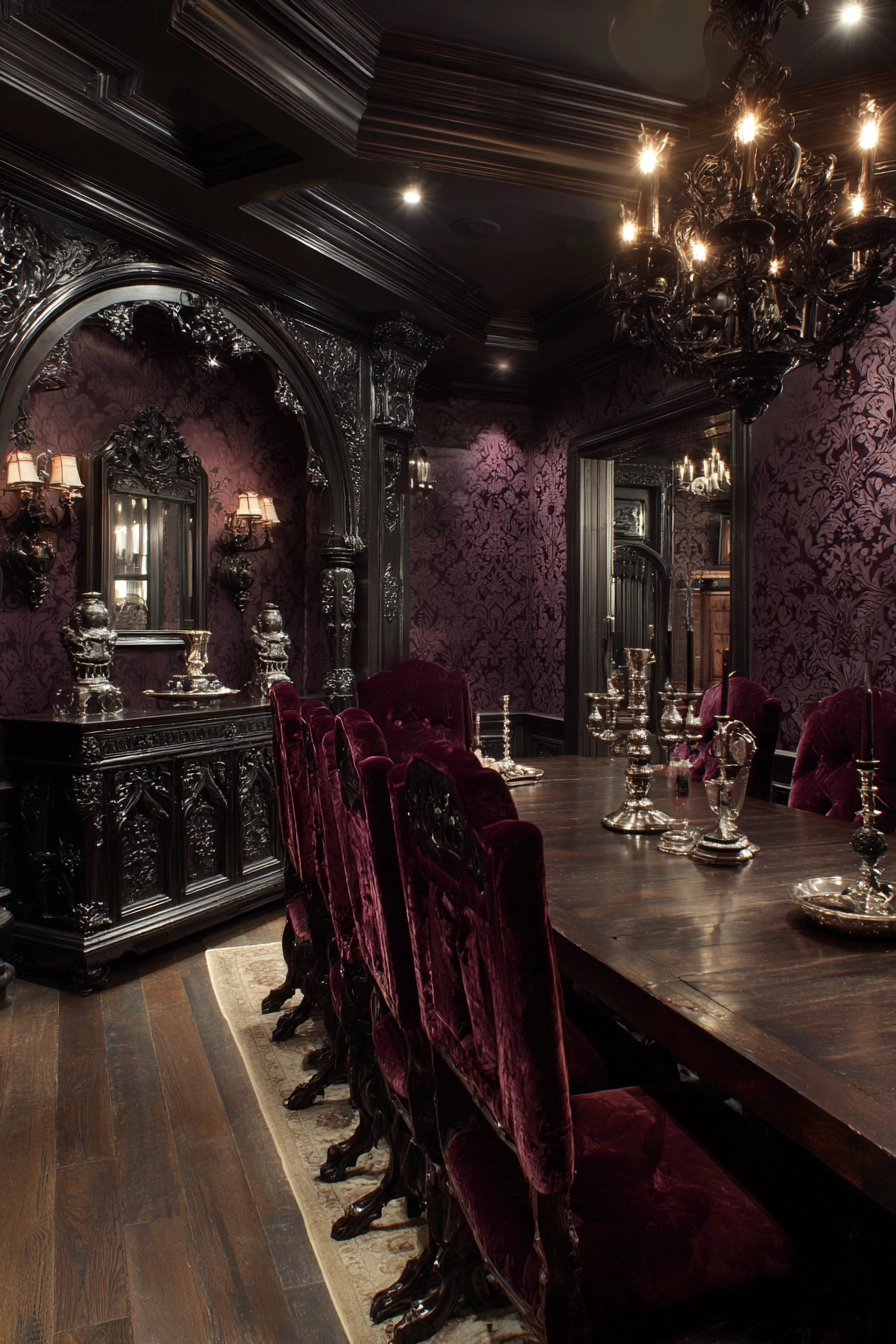 gothic dining room 1