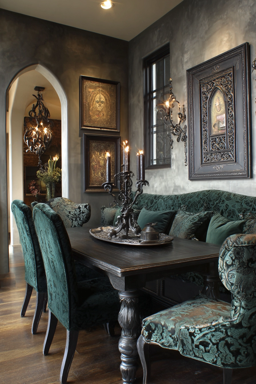 gothic dining room 15