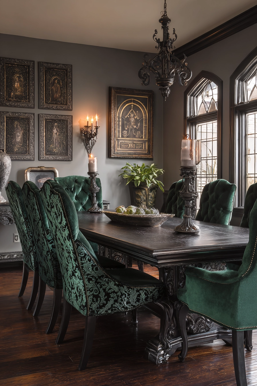 gothic dining room 16