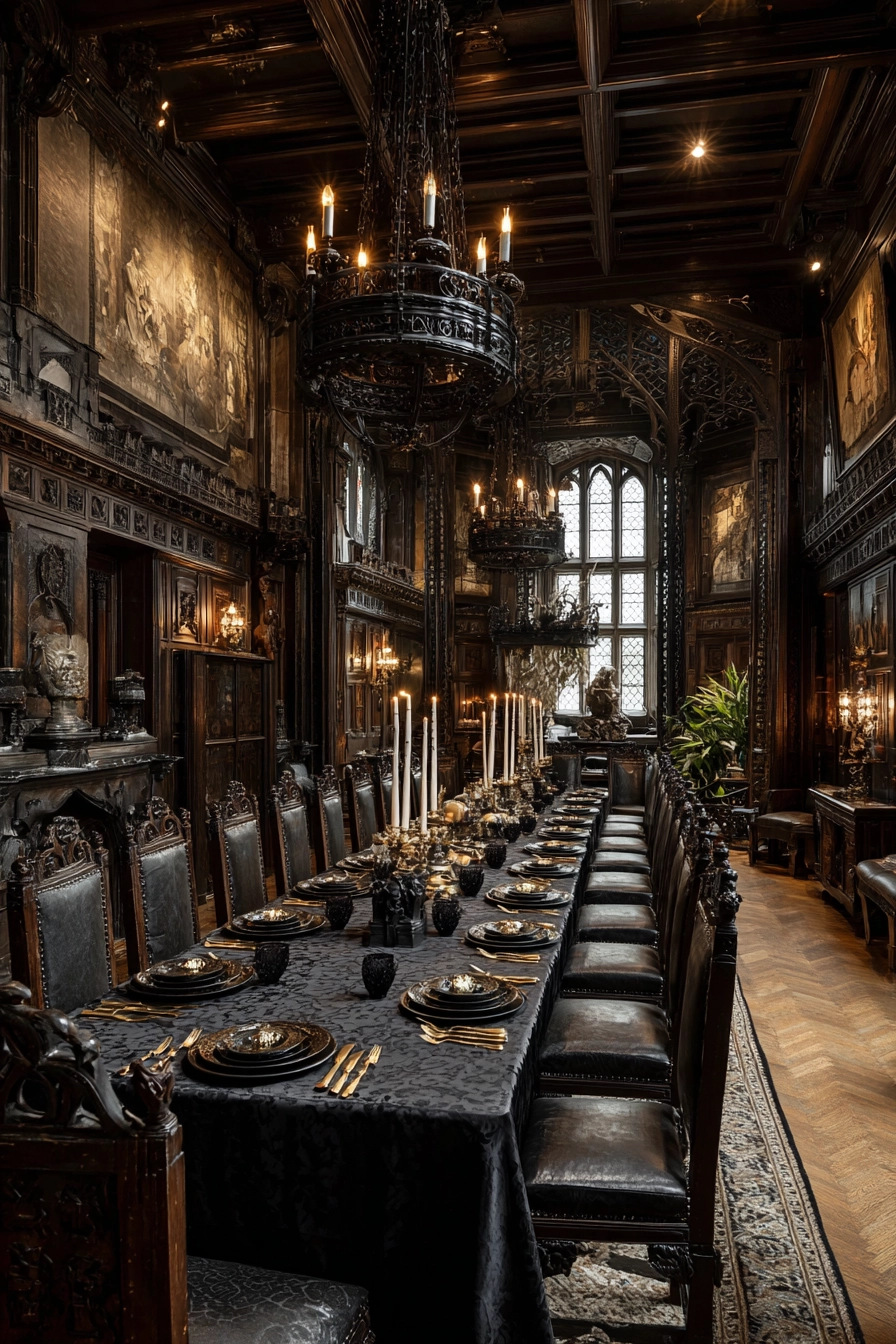 gothic dining room 17