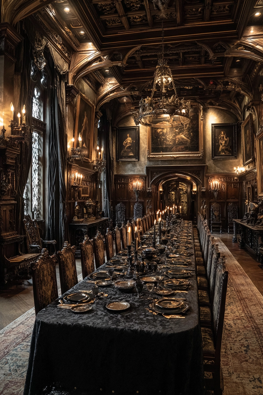 gothic dining room 19