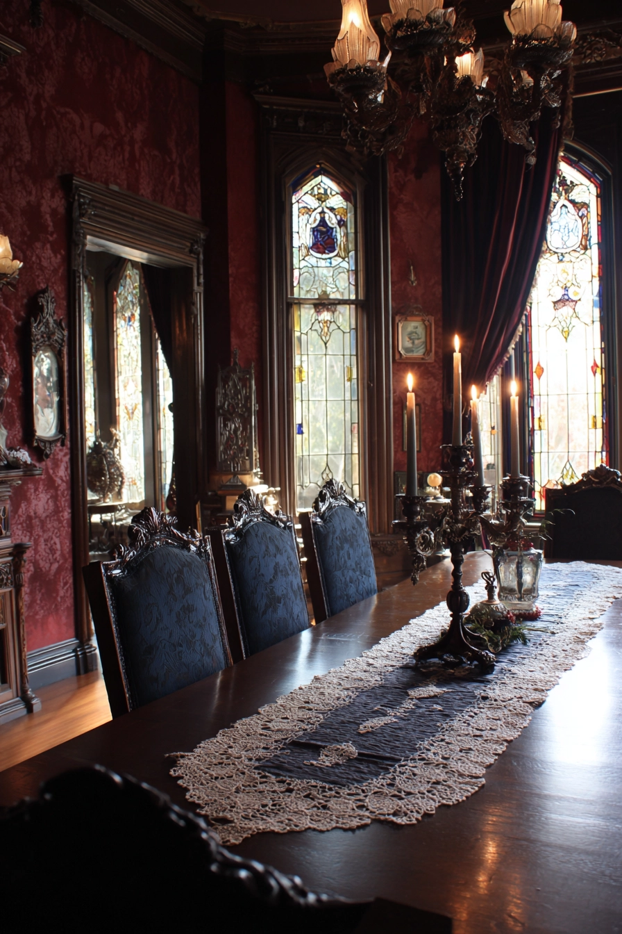 gothic dining room 25