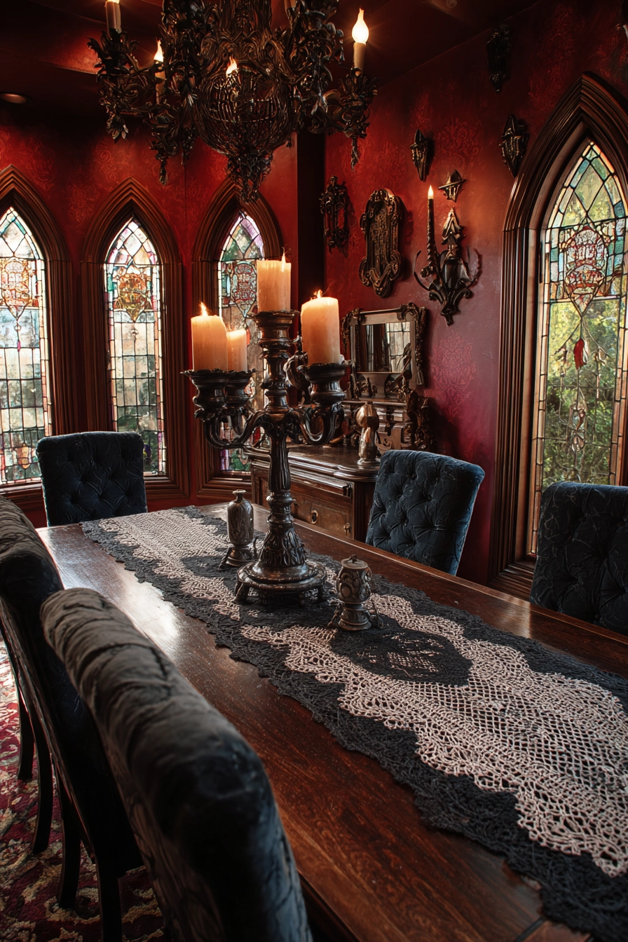 gothic dining room 26
