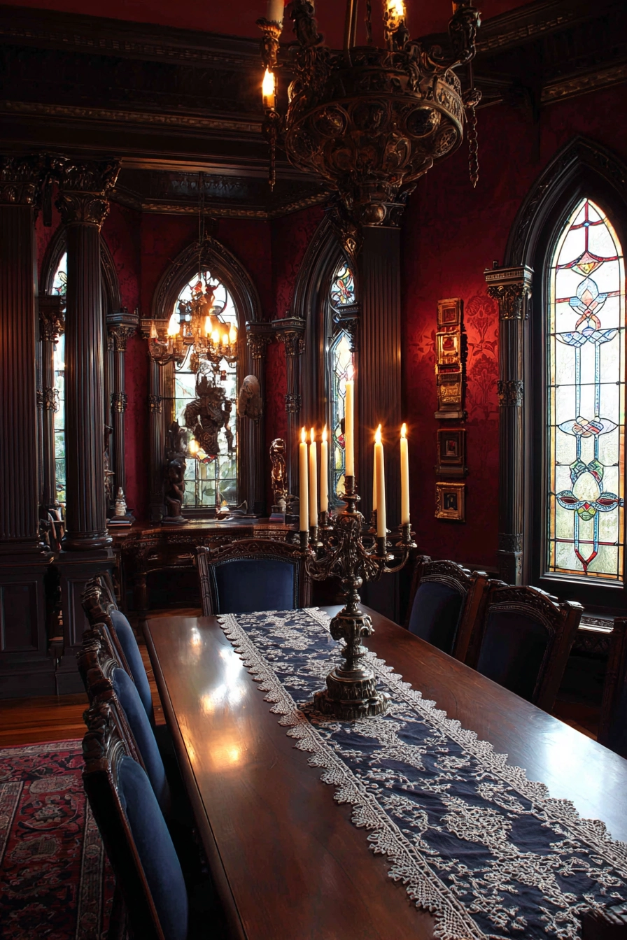 gothic dining room 28