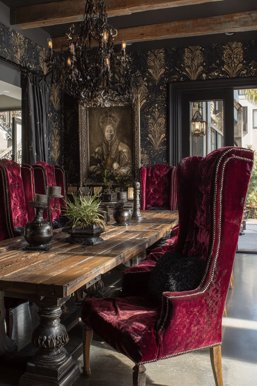 gothic dining room 35