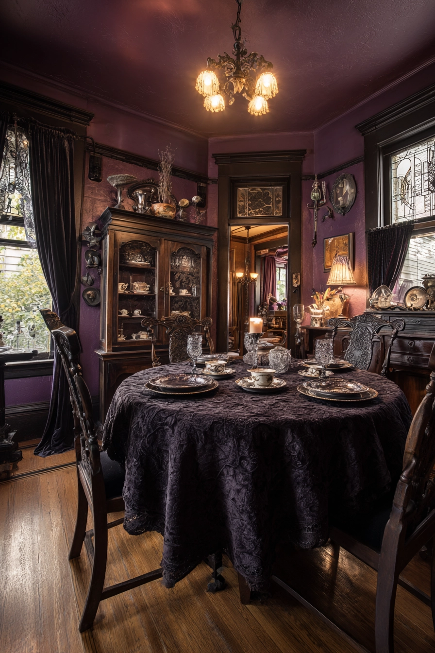 gothic dining room 38