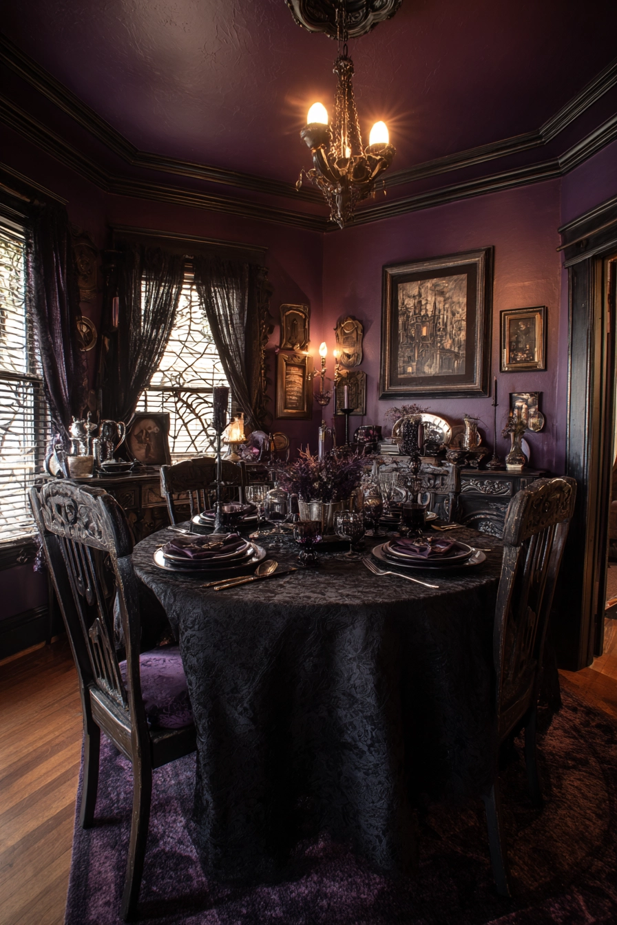 gothic dining room 40