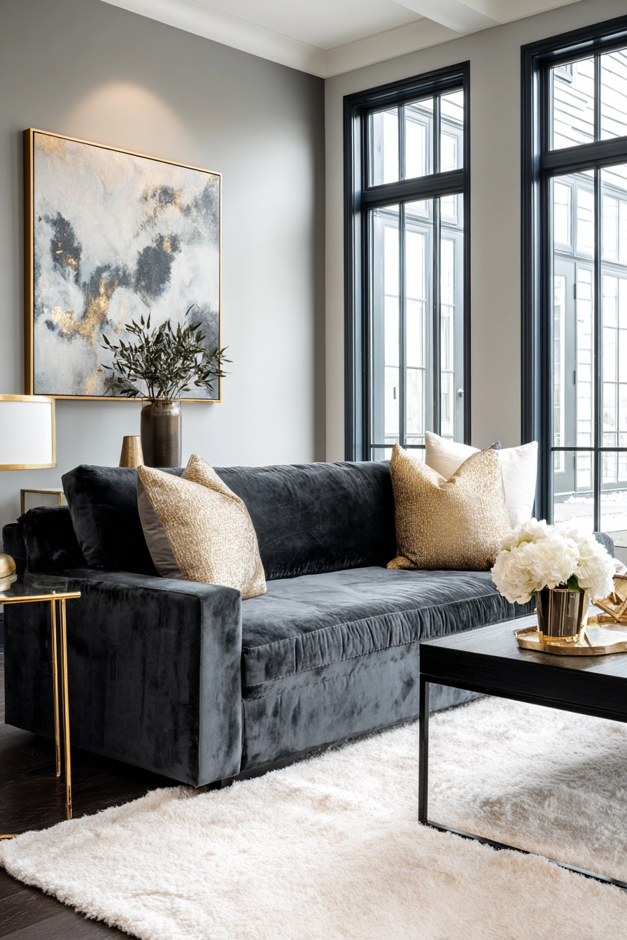grey couch living room ideas 24