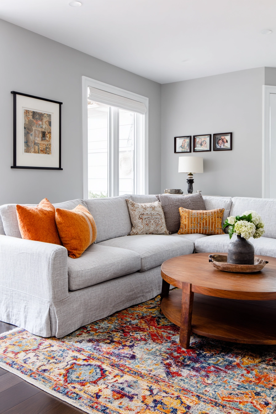 grey couch living room ideas 27