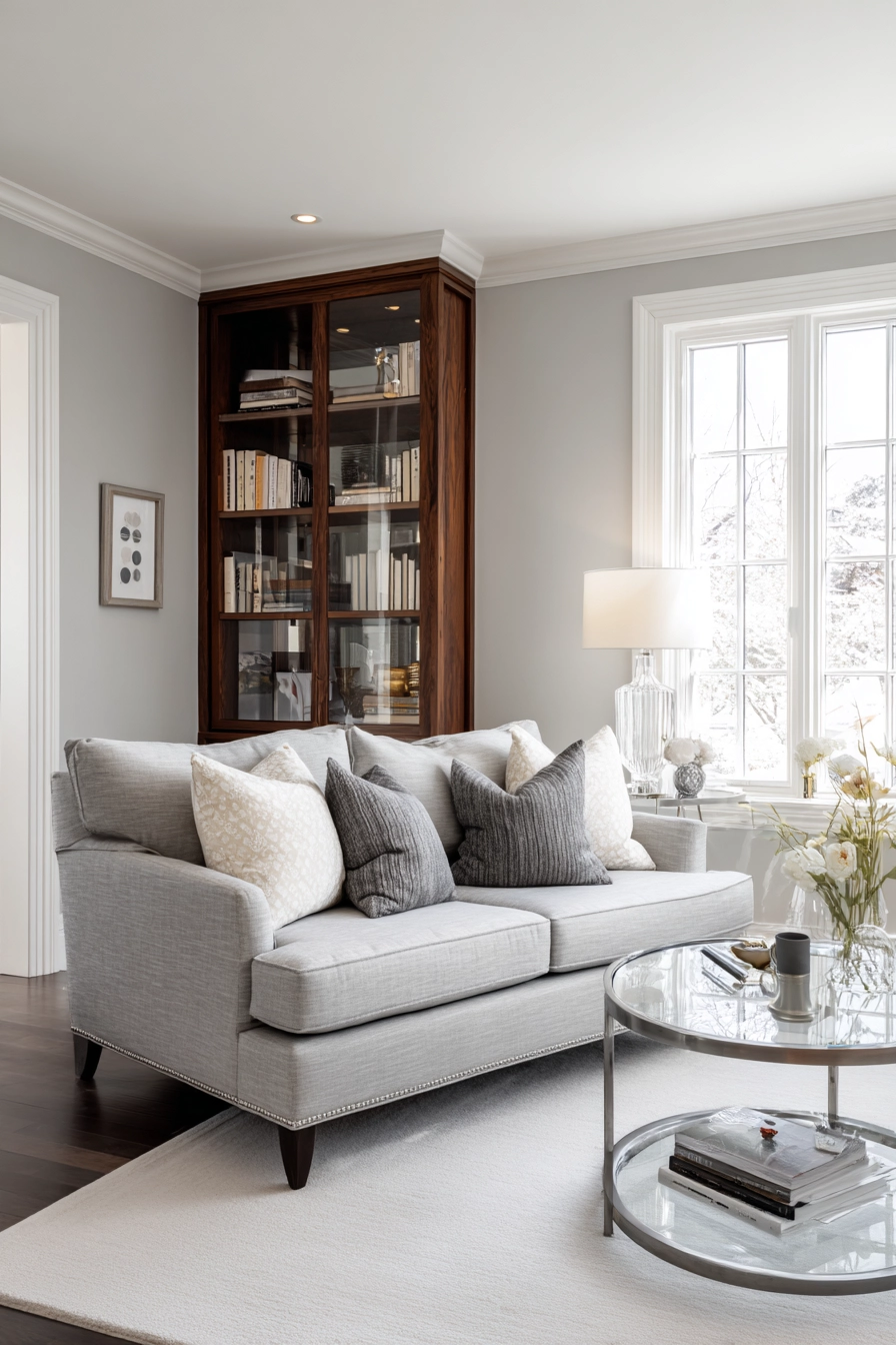 grey couch living room ideas 36