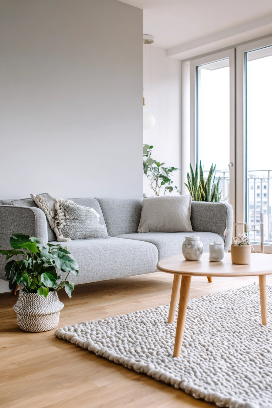 grey couch living room ideas 40
