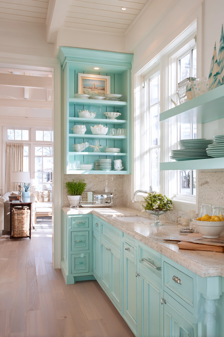 kitchen cabinets color combination 14