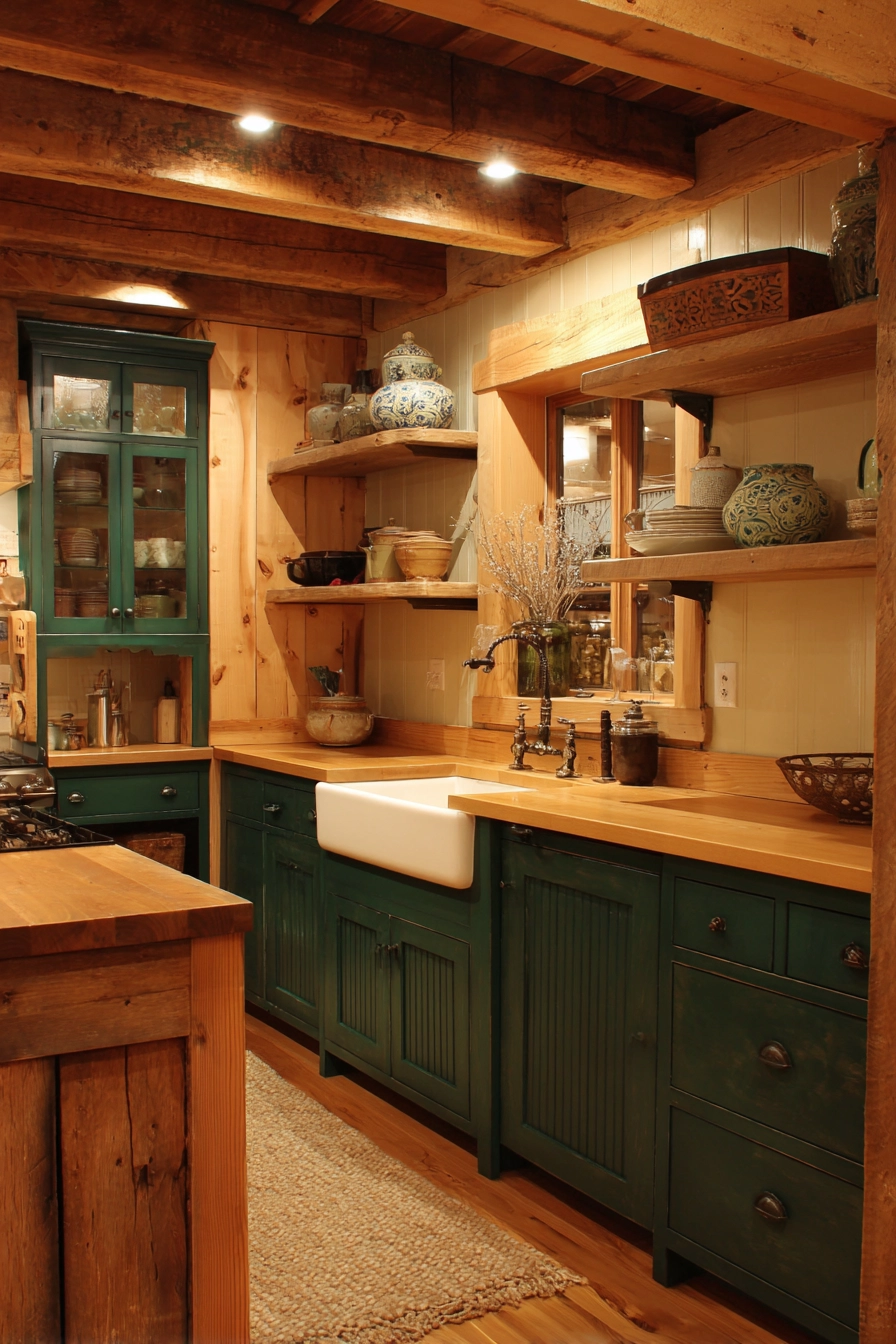 kitchen cabinets color combination 18