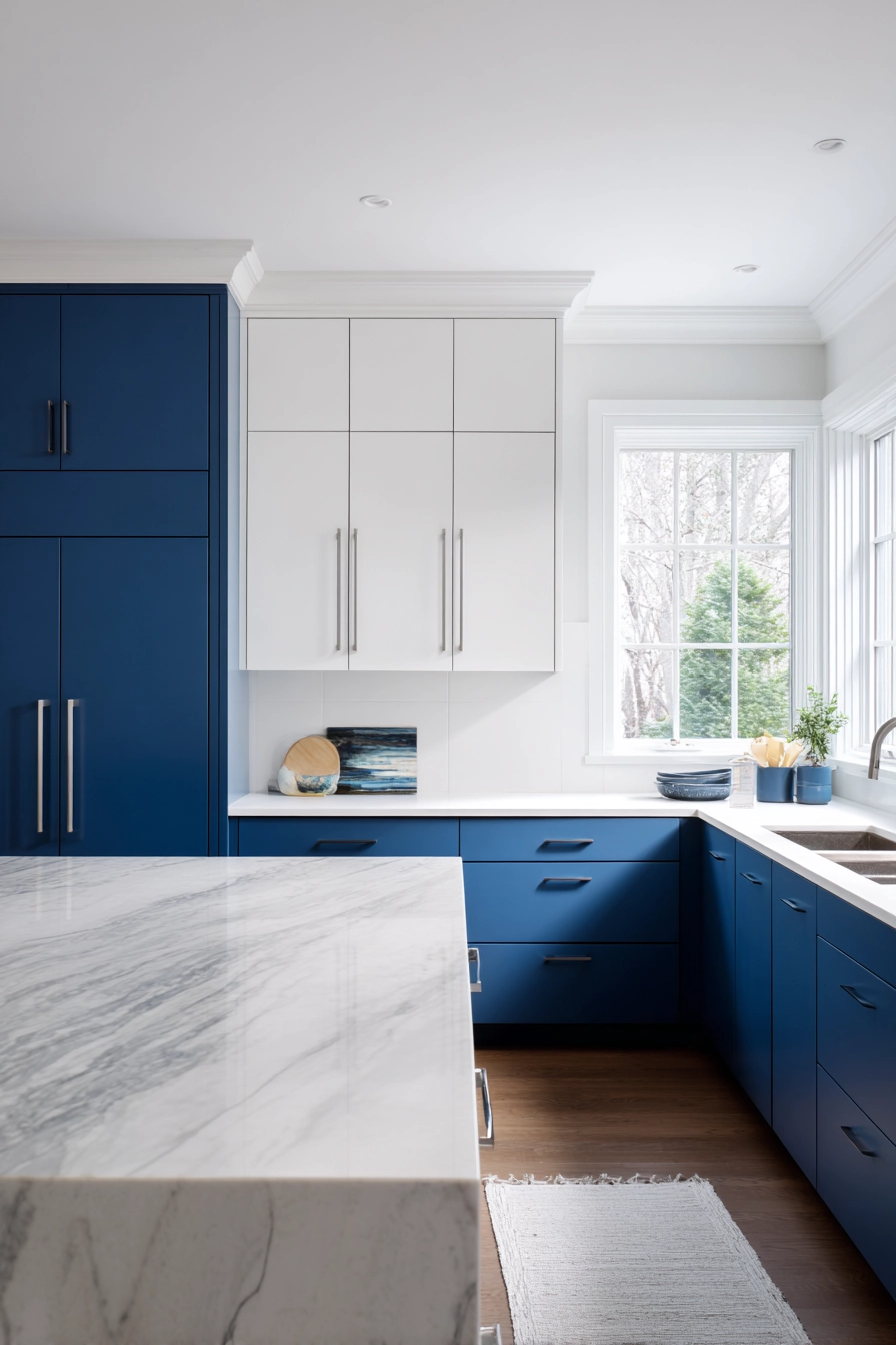 kitchen cabinets color combination 2