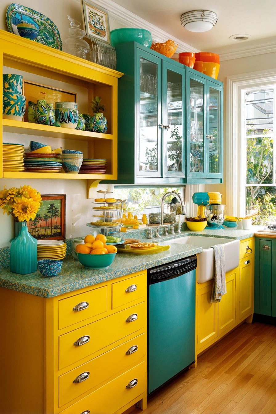 kitchen cabinets color combination 25