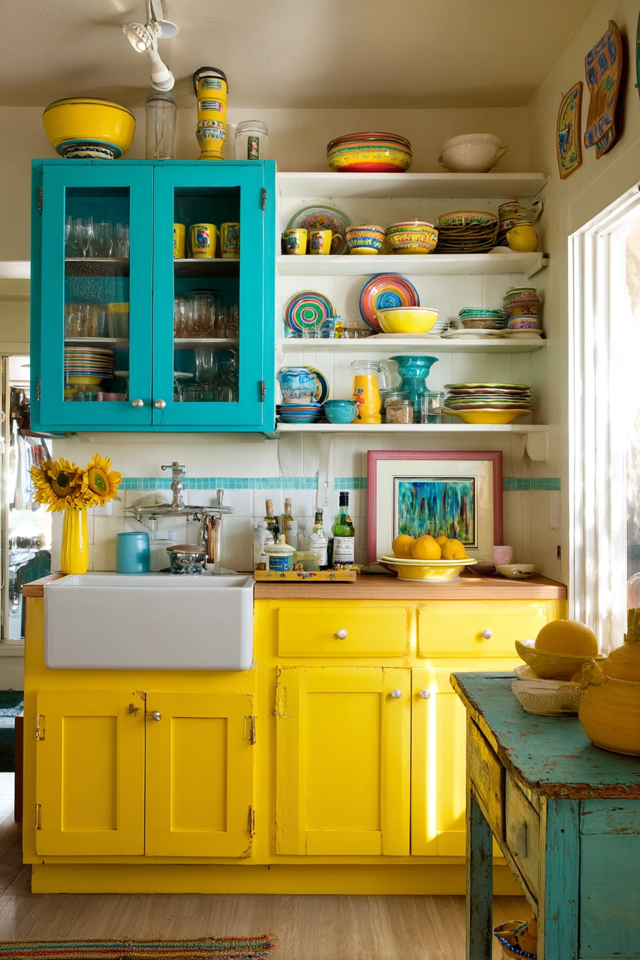 kitchen cabinets color combination 28