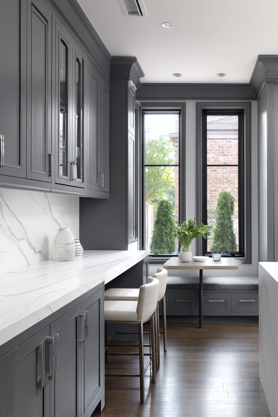 kitchen cabinets color combination 34