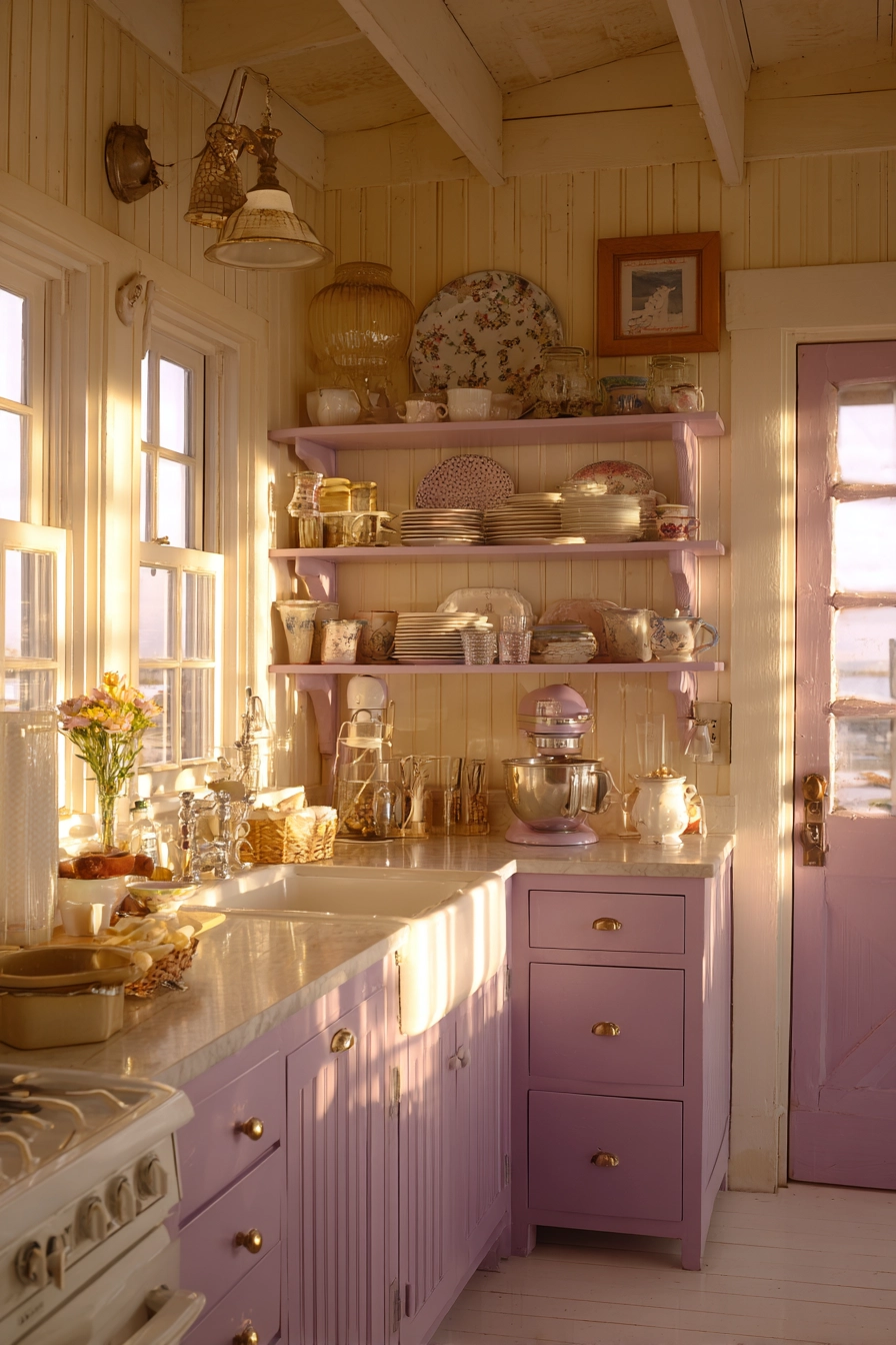 kitchen cabinets color combination 38