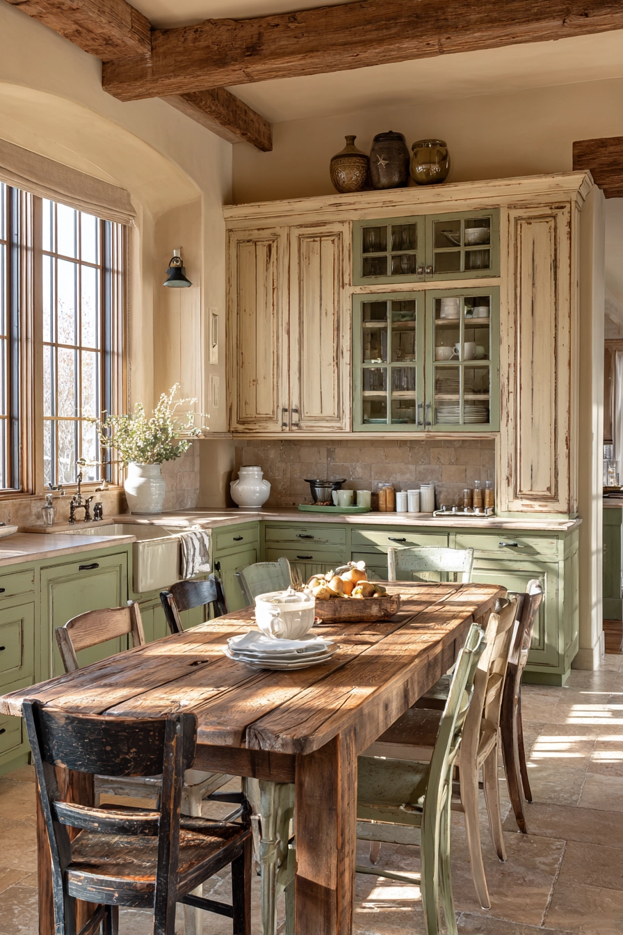 kitchen cabinets color combination 5