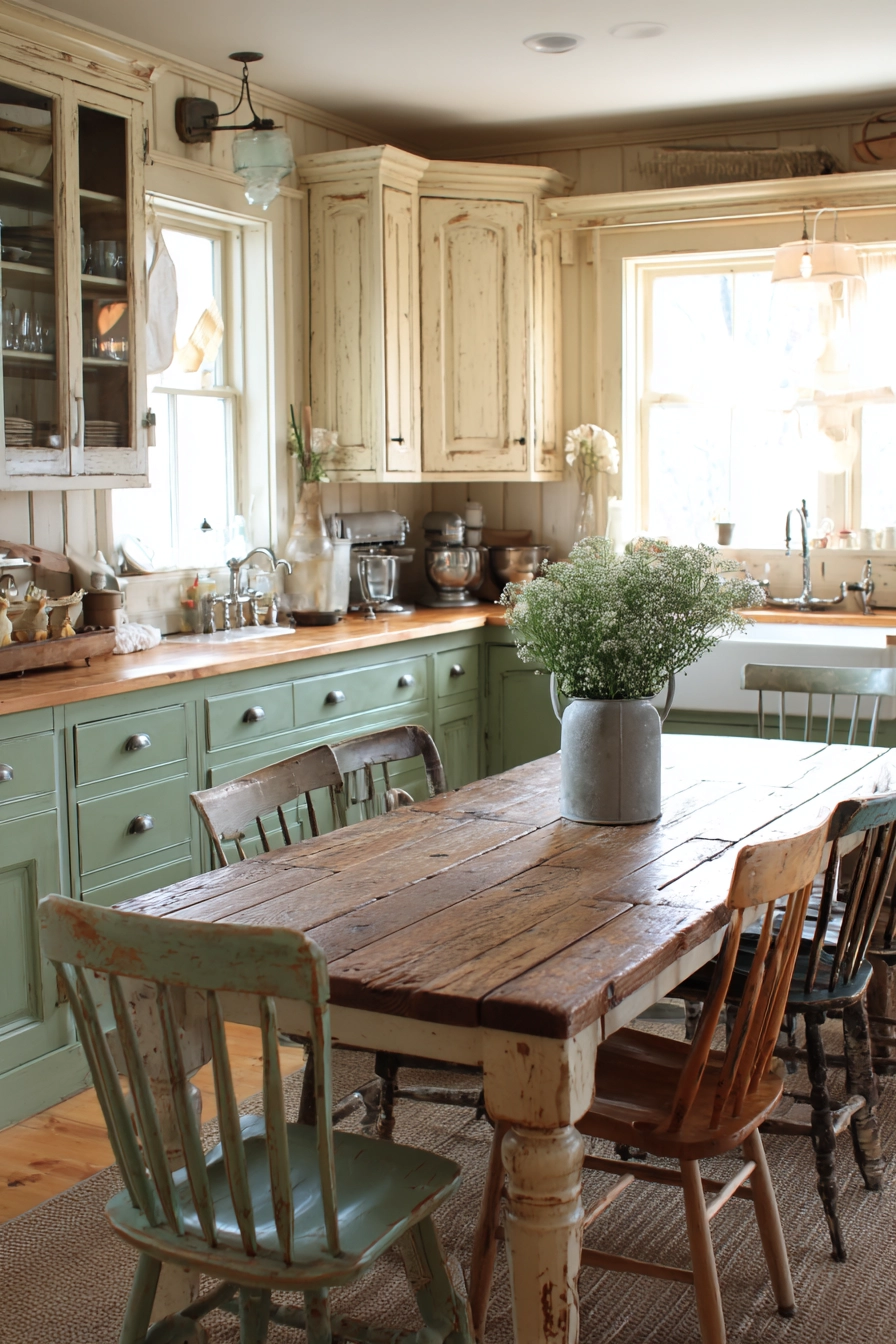 kitchen cabinets color combination 7