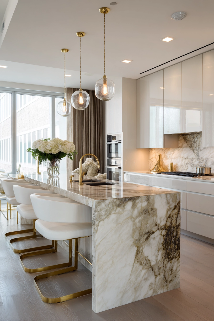 kitchen island with seating 17