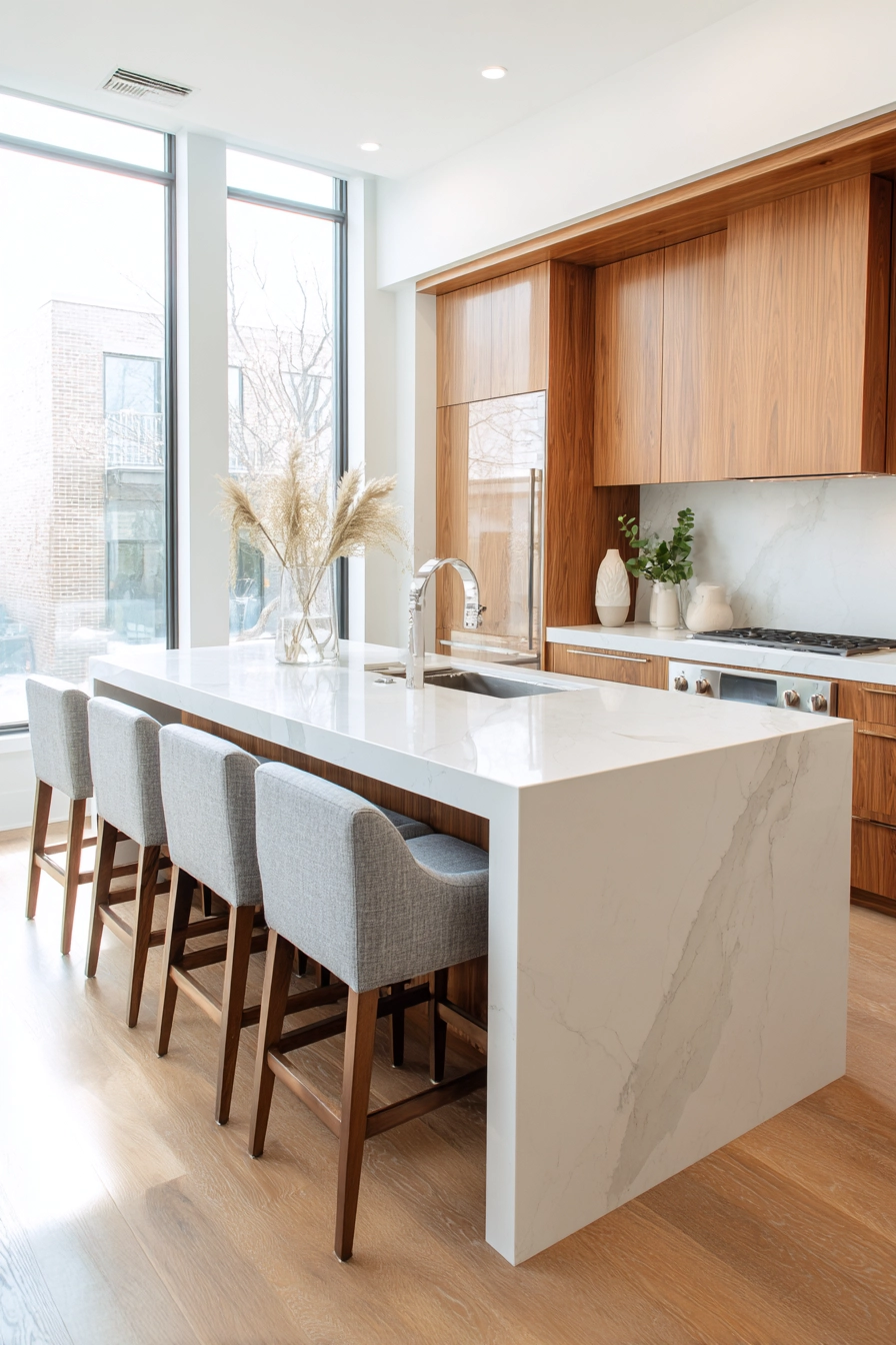 kitchen island with seating 3