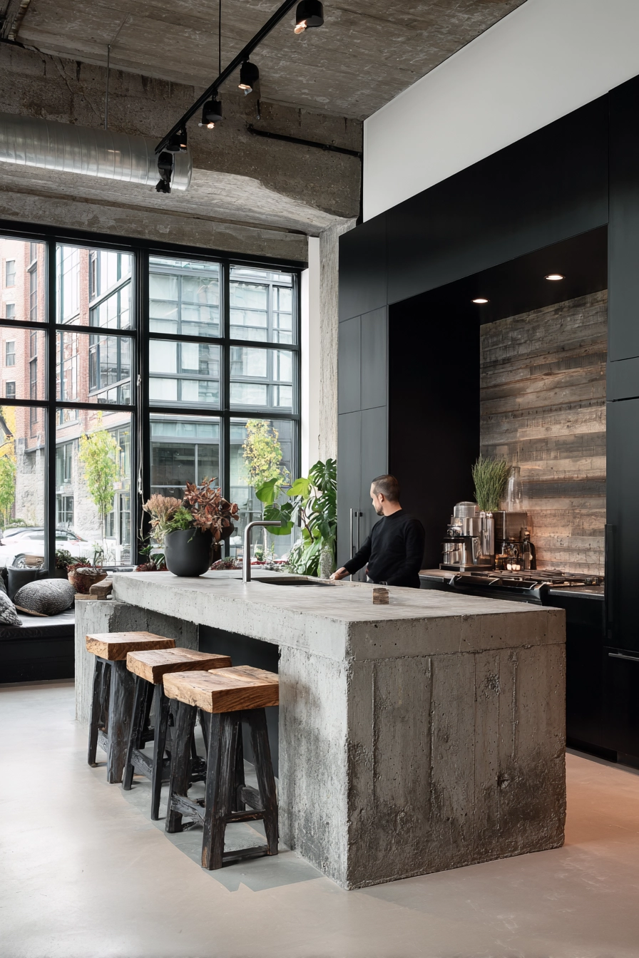 kitchen island with seating 34