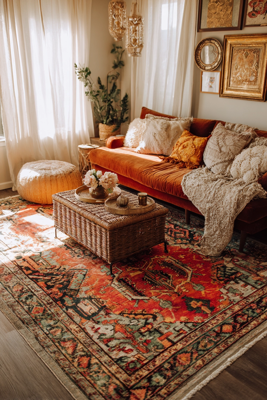 living room rug ideas 7