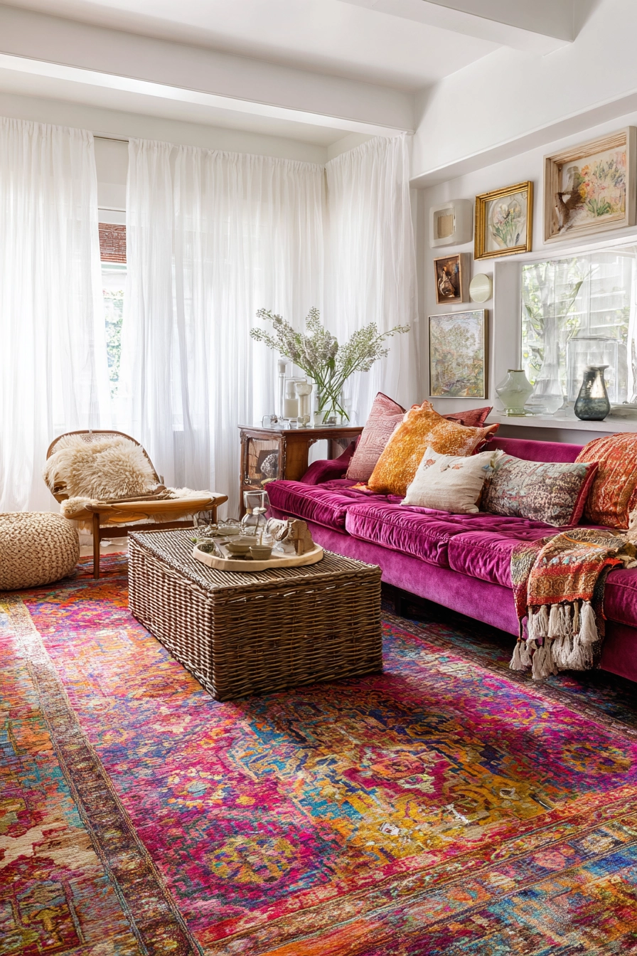 living room rug ideas 8