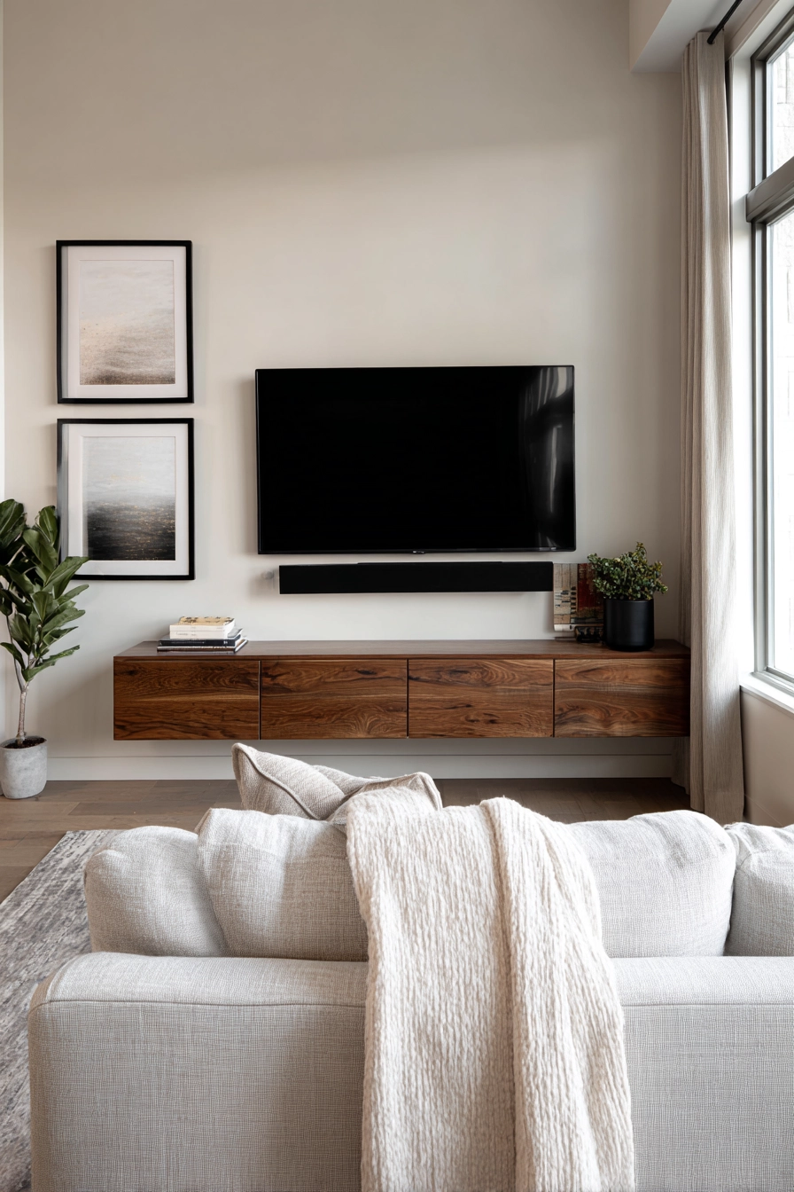 living room tv wall 20