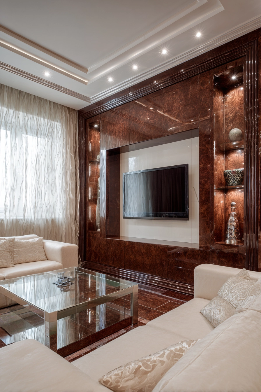 living room tv wall 40