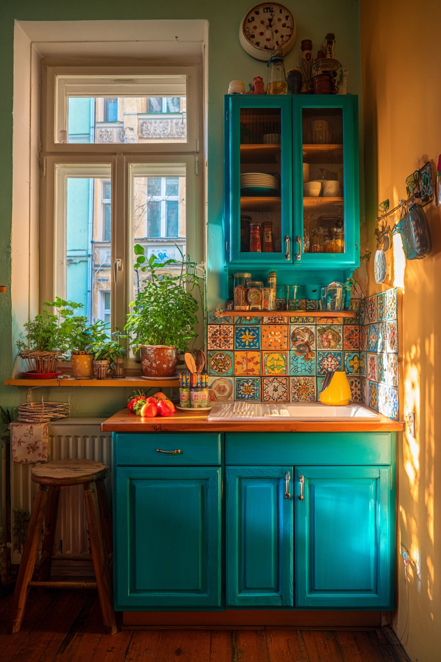 mini kitchen ideas small spaces 34