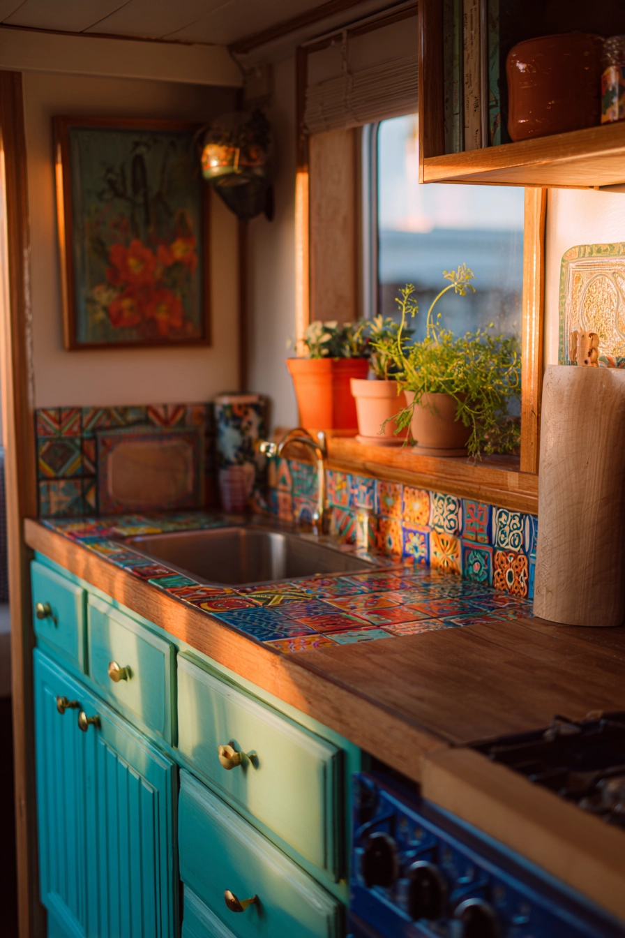 mini kitchen ideas small spaces 36