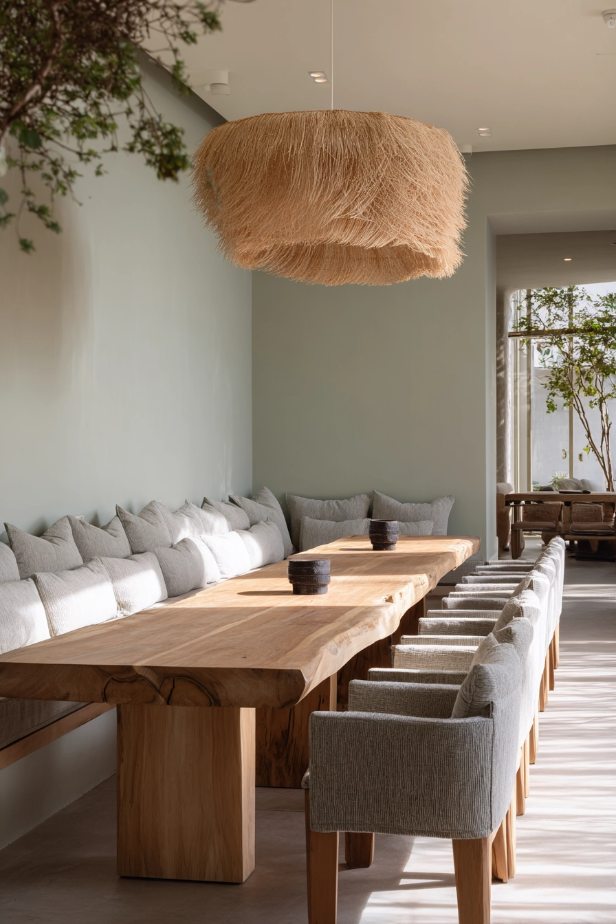 organic modern dining room 12