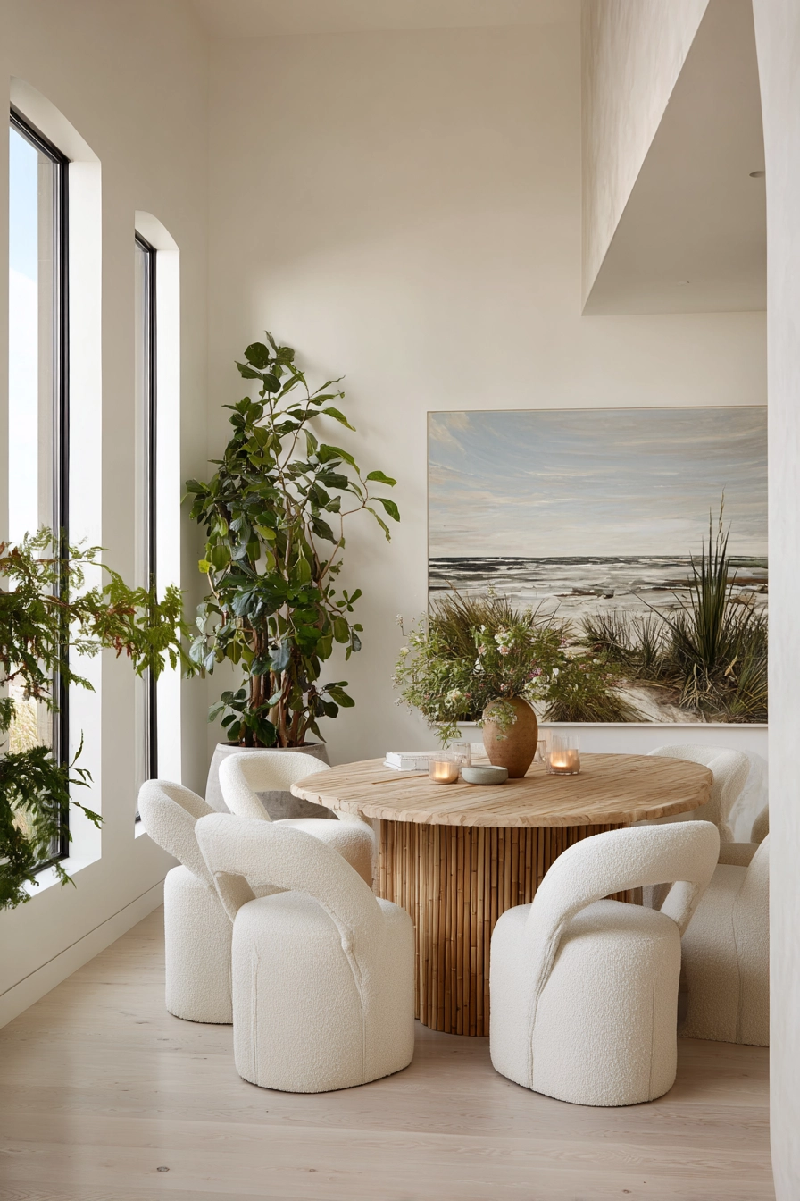organic modern dining room 21