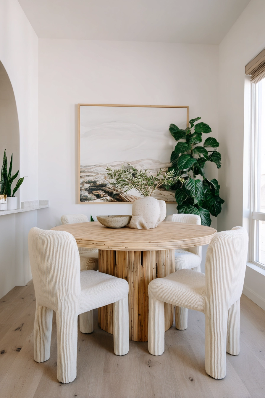 organic modern dining room 22