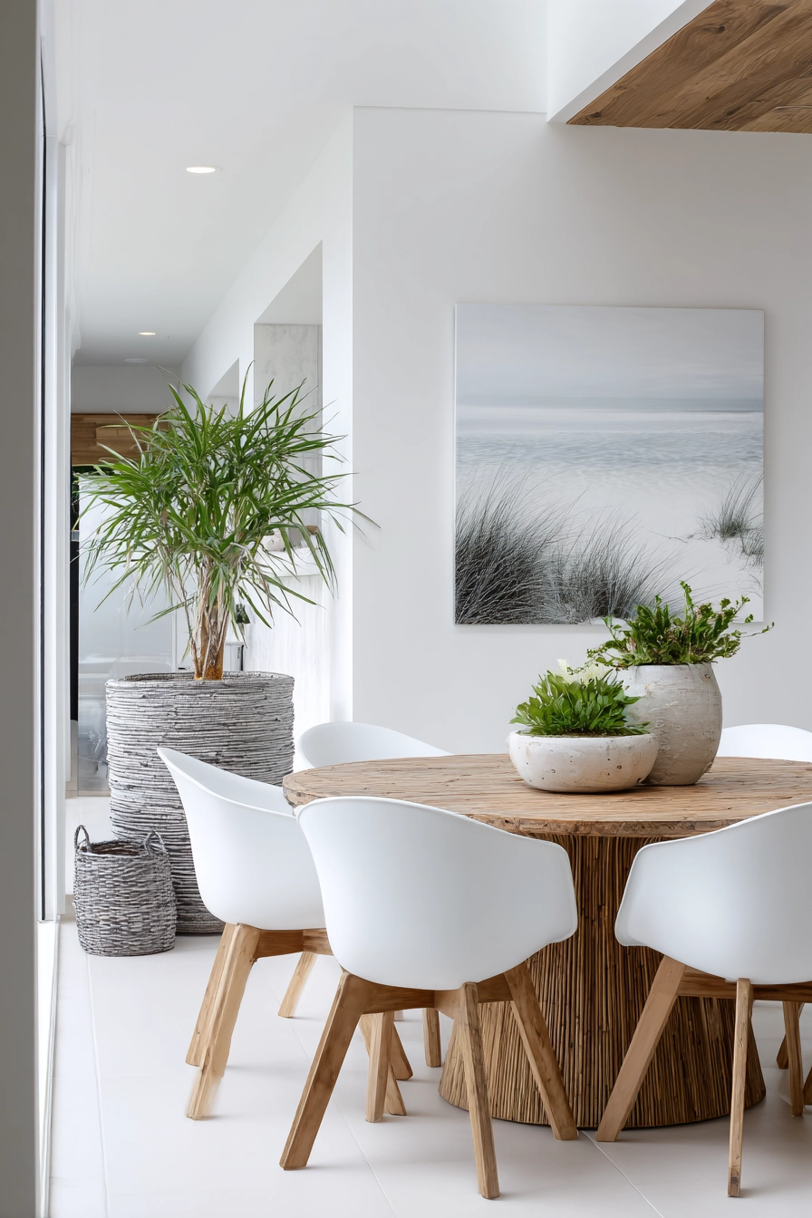 organic modern dining room 23