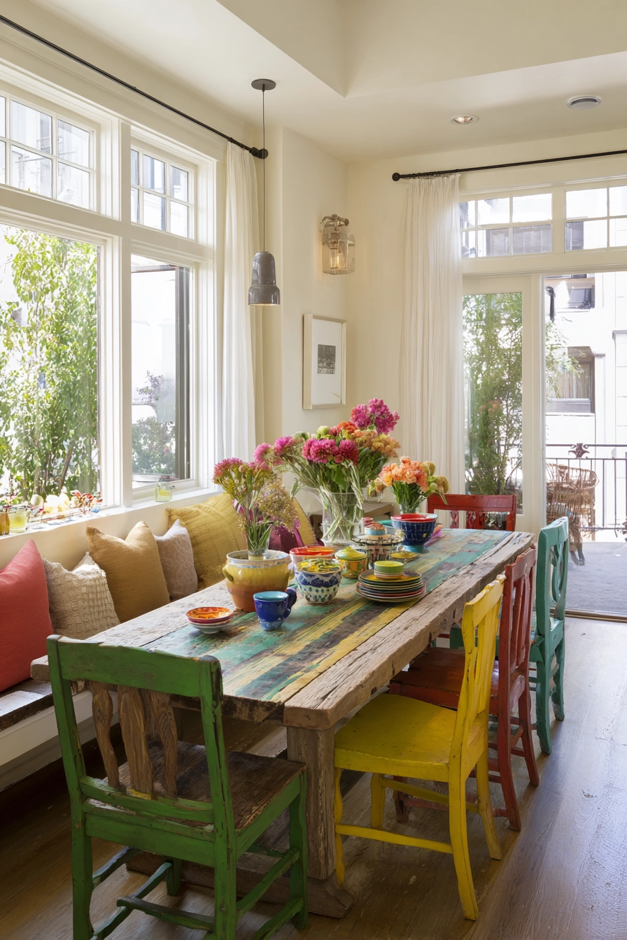 organic modern dining room 25