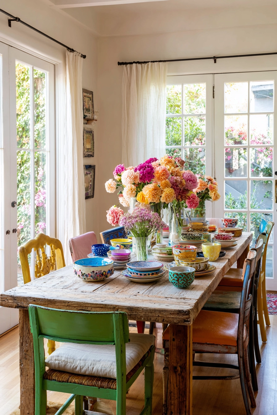 organic modern dining room 28