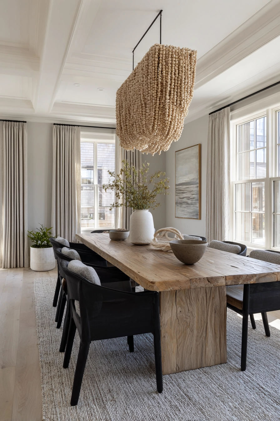 organic modern dining room 32