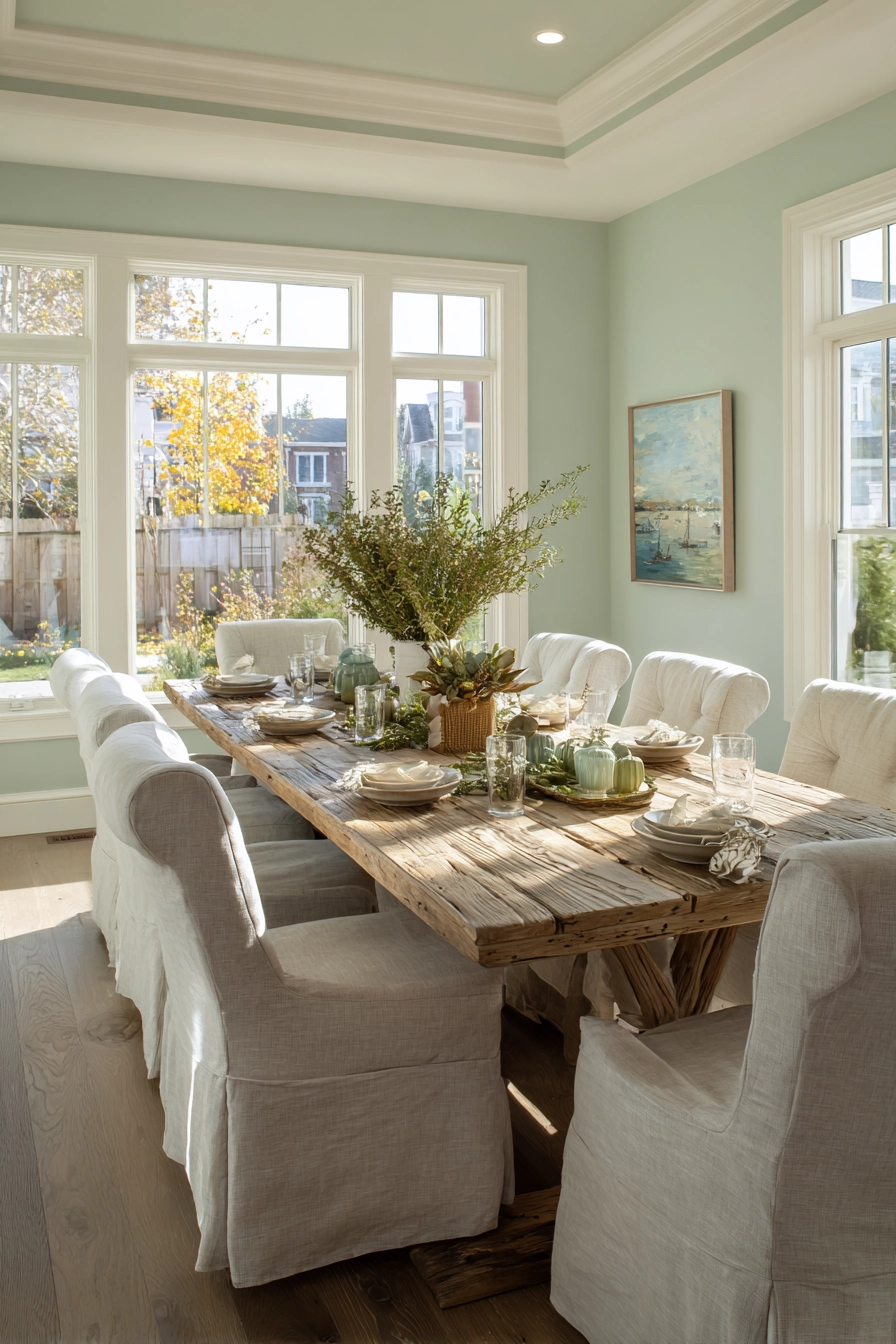 organic modern dining room 33