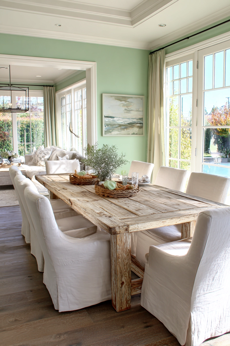 organic modern dining room 34