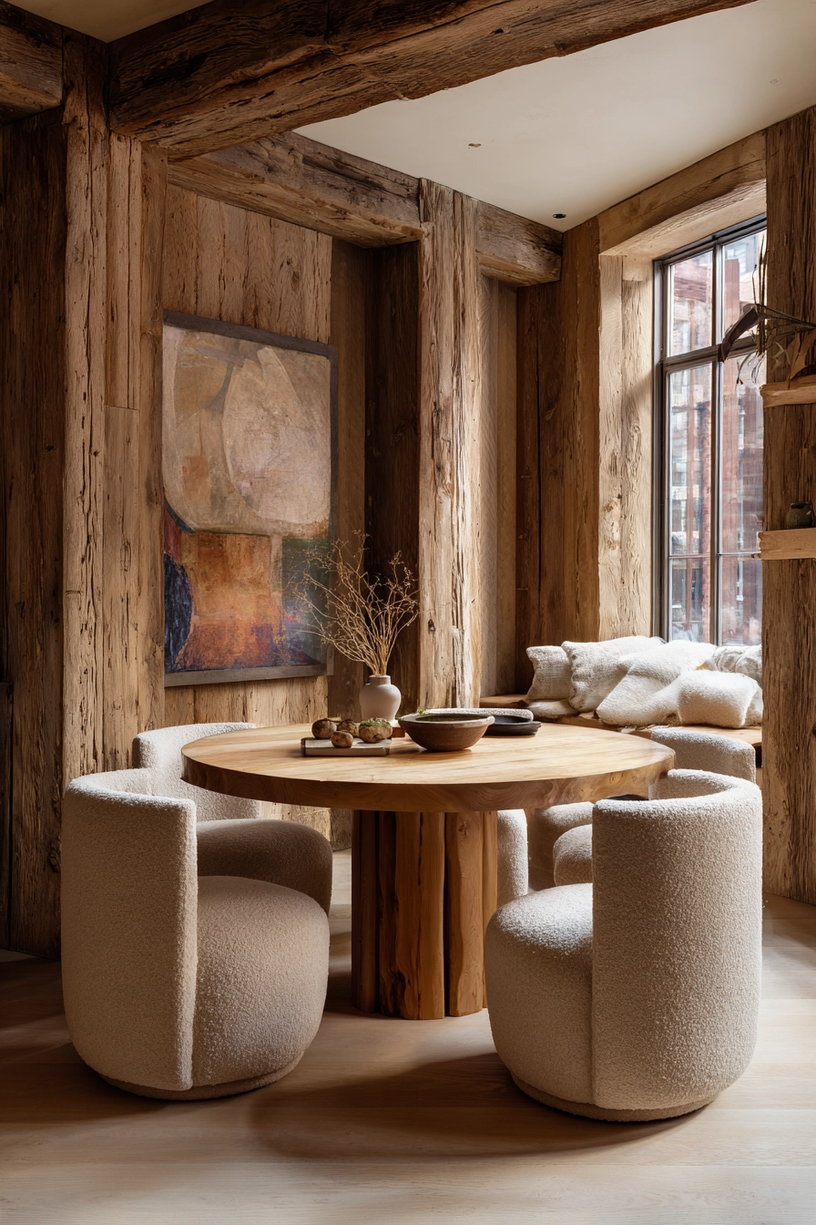 organic modern dining room 39