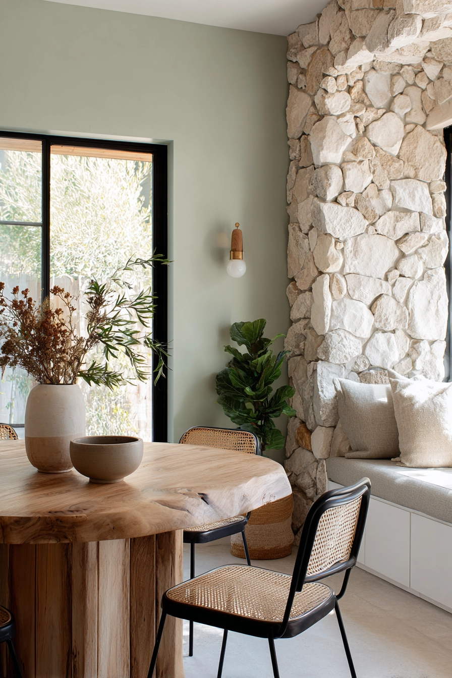 organic modern dining room 7