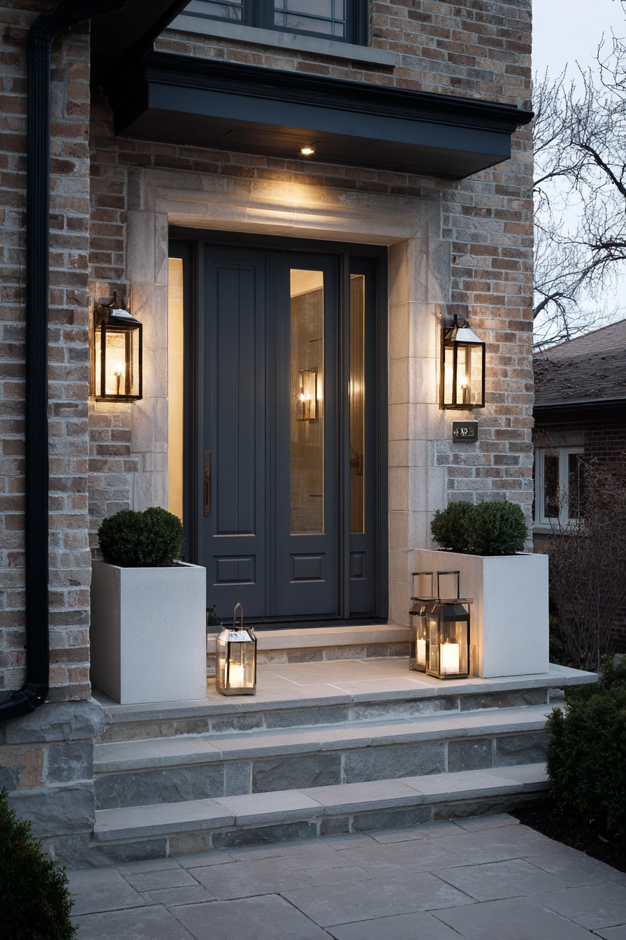 outside front door entryway ideas 14