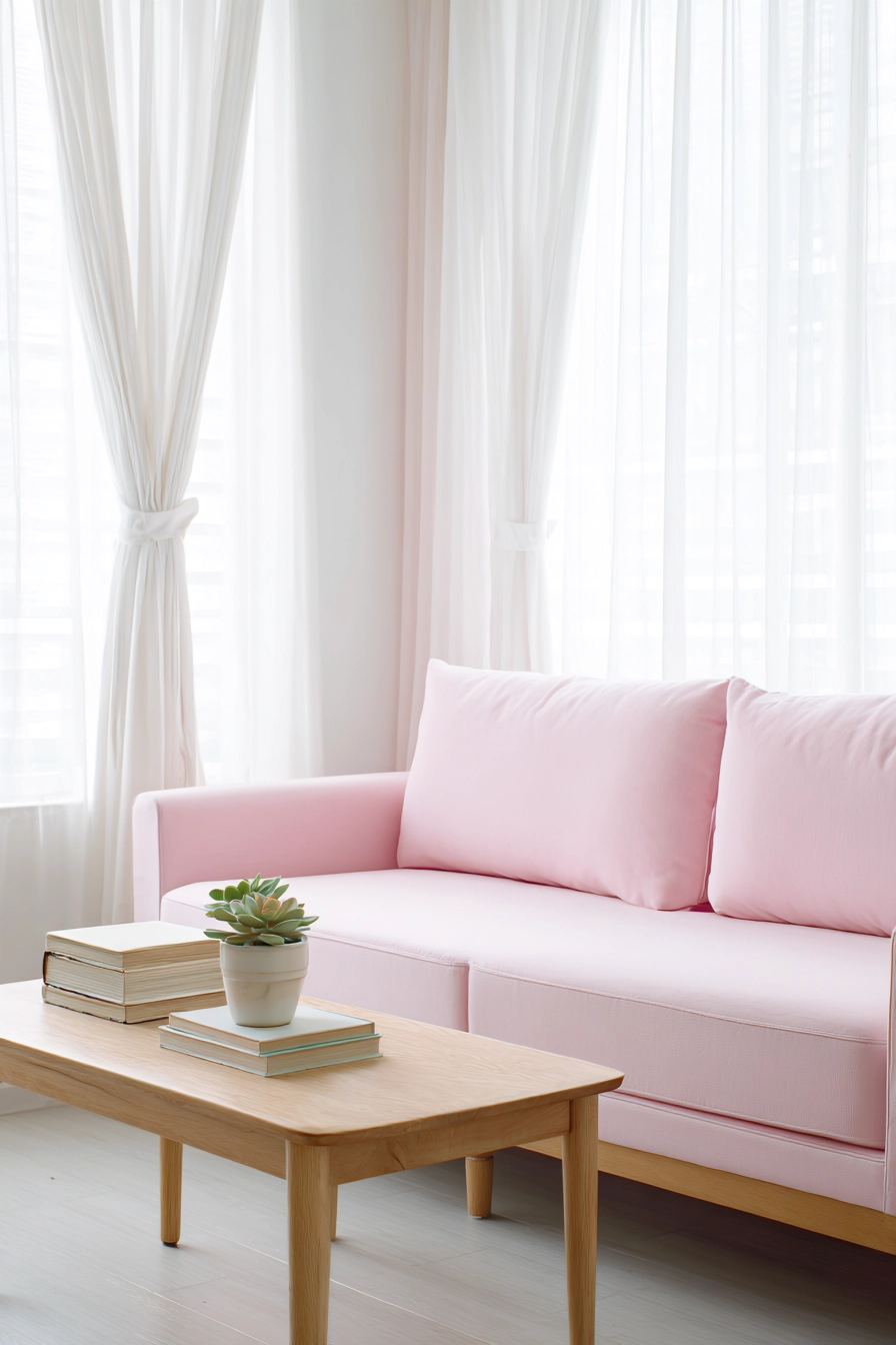 pink living room ideas 18