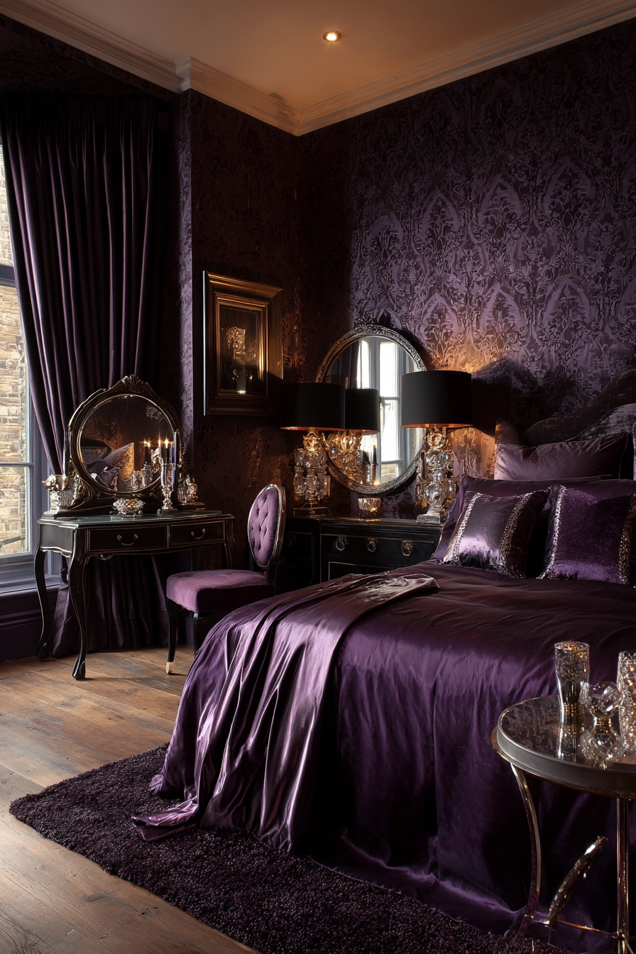 purple bedroom ideas 13